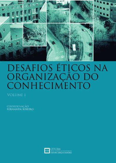 Capa de "Desafios éticos na organização do conhecimento"