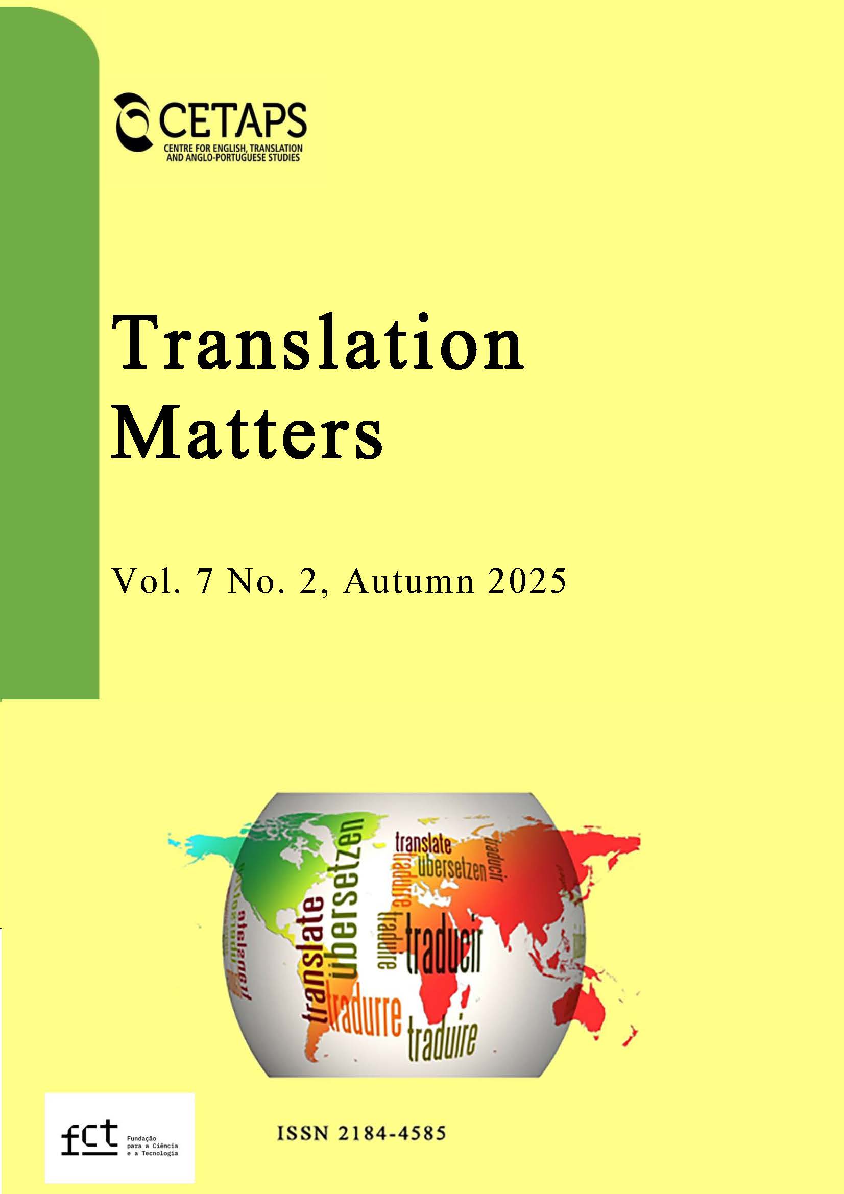 					View Vol. 7 No. 2 (2025): Translation Matters
				